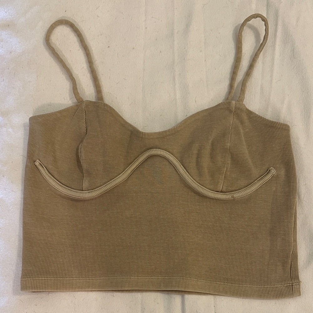 Forever 21 Tan Crop Top
